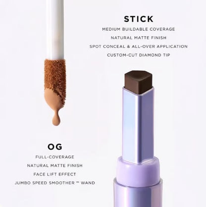 🔥 Special offer& Free Makeup Brushes ⏰ 💥 tate Big Stick Energy duo – shape tape concealer stick & brush 🔥-XDX