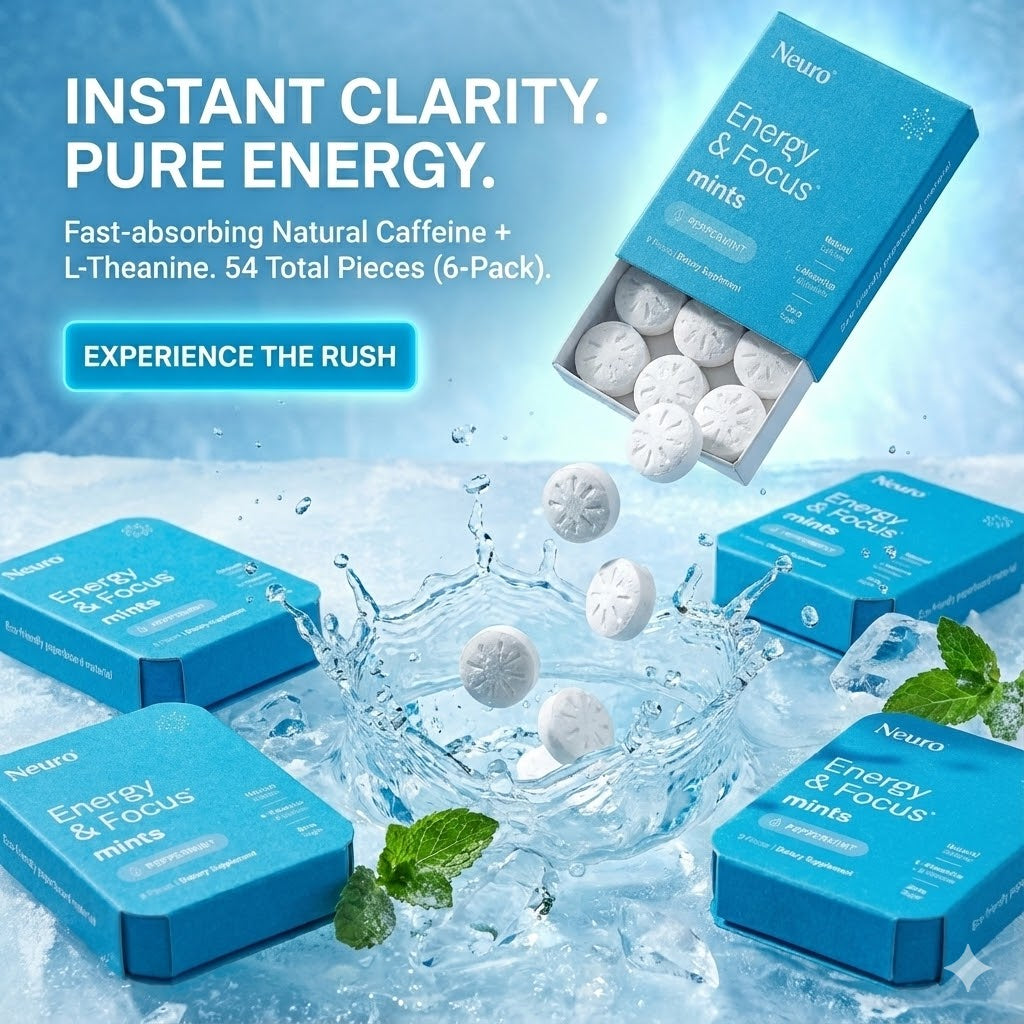 Instant Focus.Zero Jitters. Your Pocket-Sized Brain Boost-XDX