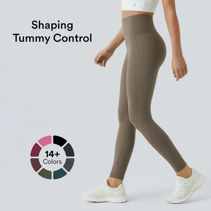 Alisanda®  High Waisted Tummy Control Pocket Shaping Training Leggings-XDX