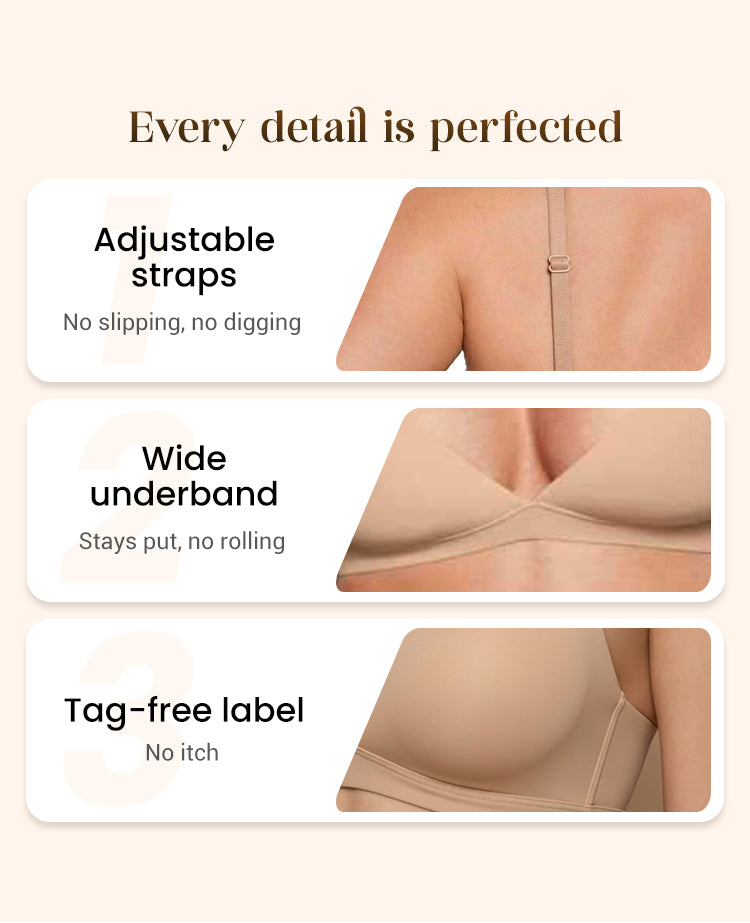 💞Women's Wire-Free Triangle Bralette  -HHW