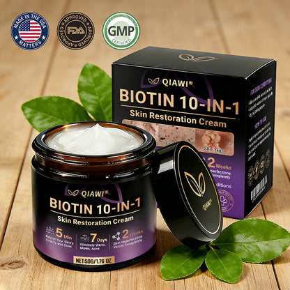 🔥LAST DAY 50% OFF - QIAWI® Biotin 10-in-1 Skin Restoration Cream-XDX