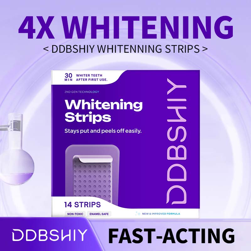 Purple Teeth Whitening Strips | Fast, Gentle & Peroxide-Free Whitening-XDX