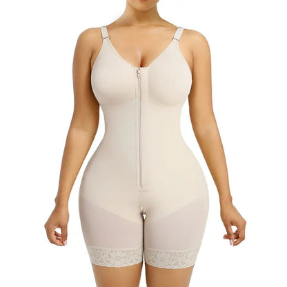 Women’s YIANNA Fajas Colombianas shapewear Tummy Control Butt Lifter Shaper with Zipper Crotch detachable shoulder strap SpringStatements-XDX