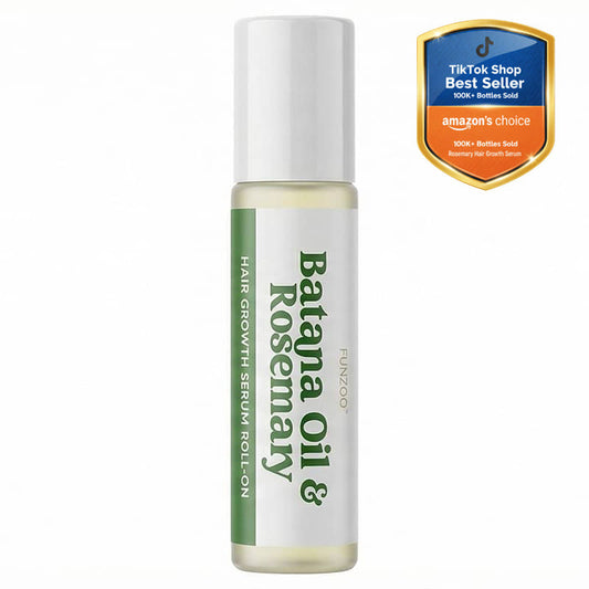 FUNZOO®  Rosemary Hair Growth Serum 20ml (3% Rosemary + 3% Redensyl) | Scalp Support + Stronger Hair | For Men & Women-FB