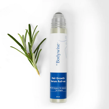 Be Bodywise Advanced Hair Growth Roll-On Serum | 3% Rosemary | 2% Aminexil | 3% Redensy l 2% Anagain | Precision Scalp Applicator | Paraben & Sulphate Free | Non oily and mess free-HHW