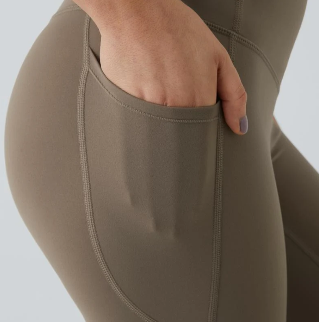 UltraSculpt High Waisted Tummy Control Pocket Shaping Training Leggings-XDX