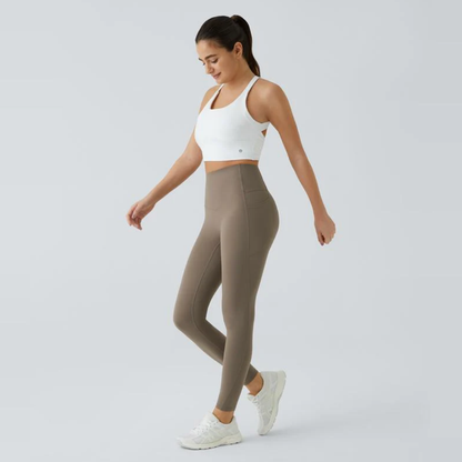 UltraSculpt High Waisted Tummy Control Pocket Shaping Training Leggings-XDX