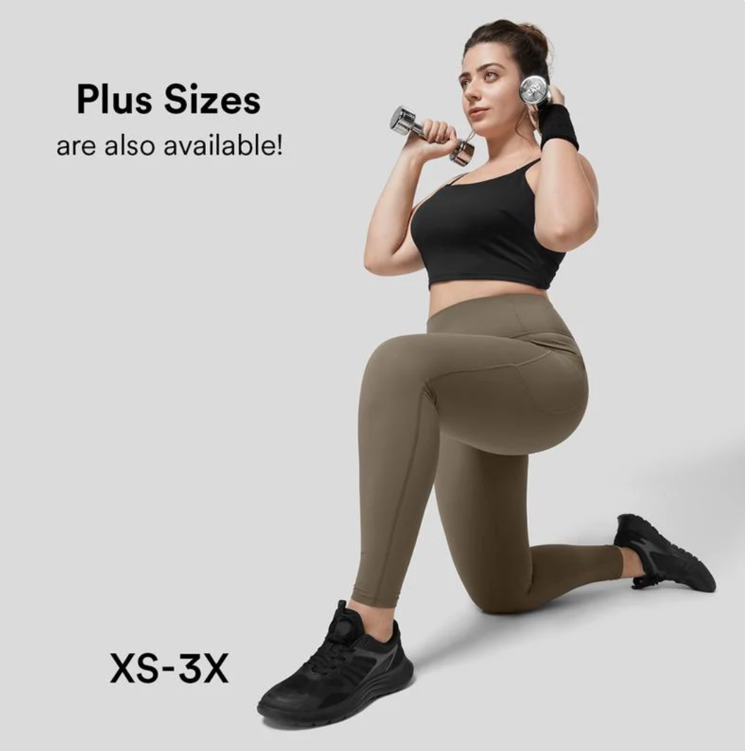 UltraSculpt High Waisted Tummy Control Pocket Shaping Training Leggings-XDX