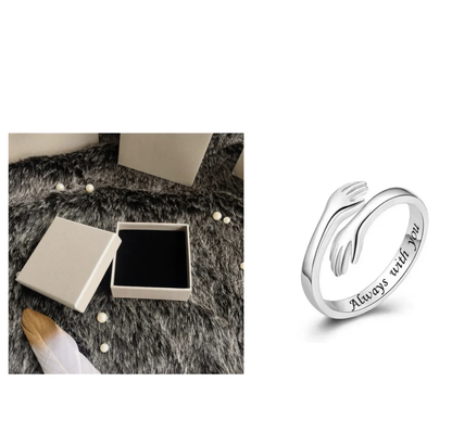 Hug Ring For My Daughter - A Symbol of Love and Protection-XDX