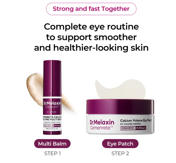 ✨Limited-Time Offer✨Calcium Volume Multi Balm+Eye Patch 60ea Korean Skin Care Cosmetics with Collagen Extract Elasticity Eye Shield Skin Repair-HHW