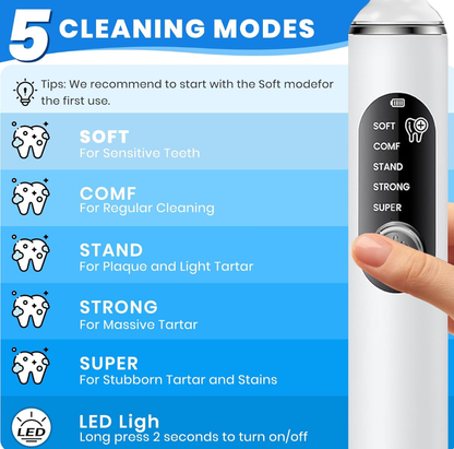 Electric Scaler/Oral Plaque/Tartar Remover with Effective Remove Plaque Tartar-XDX