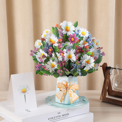🏆85K+ SOLD! 🌼💌 Forever-Blooming 3D Flower Pop-Up Card– Personalized Love Message & Everlasting Bloom 🎁-XDX