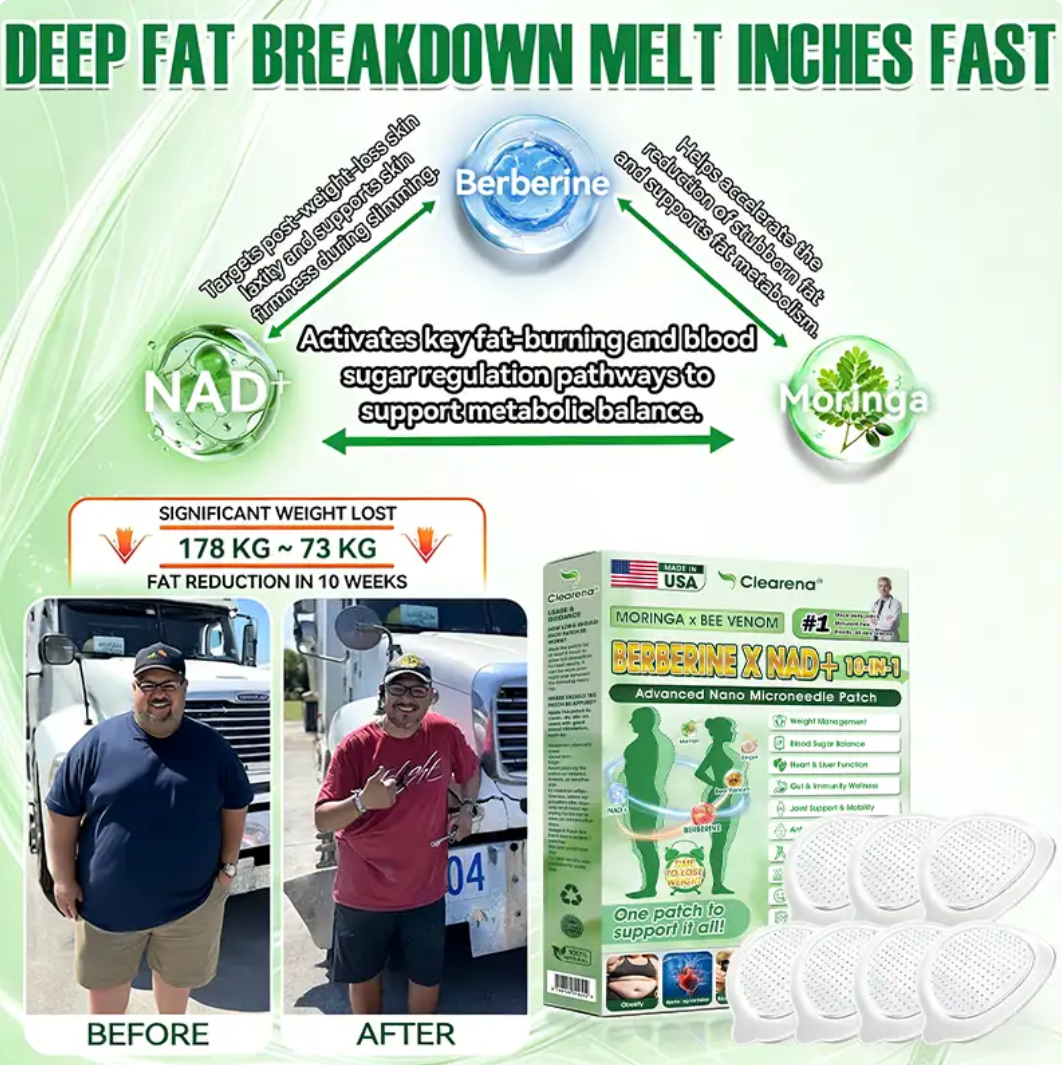 𝐎𝐟𝐟𝐢𝐜𝐢𝐚𝐥 𝐔𝐒 𝐒𝐭𝐨𝐫𝐞 🇺🇸 | 🧑‍⚕️🩺 𝐂𝐥𝐞𝐚𝐫𝐞𝐧𝐚® Moringa · Berberine × NAD+ 𝟏𝟎-𝐢𝐧-𝟏 𝐀𝐝𝐯𝐚𝐧𝐜𝐞𝐝 𝐍𝐚𝐧𝐨 𝐌𝐢𝐜𝐫𝐨𝐧𝐞𝐞𝐝𝐥𝐞 𝐏𝐚𝐭𝐜𝐡 — 𝐎𝐧𝐜𝐞 𝐃𝐚𝐢𝐥𝐲, 𝐕𝐢𝐬𝐢𝐛𝐥𝐞 𝐑𝐞𝐬𝐮𝐥𝐭𝐬 𝐢𝐧 𝟕 𝐃𝐚𝐲𝐬-XDX-FB