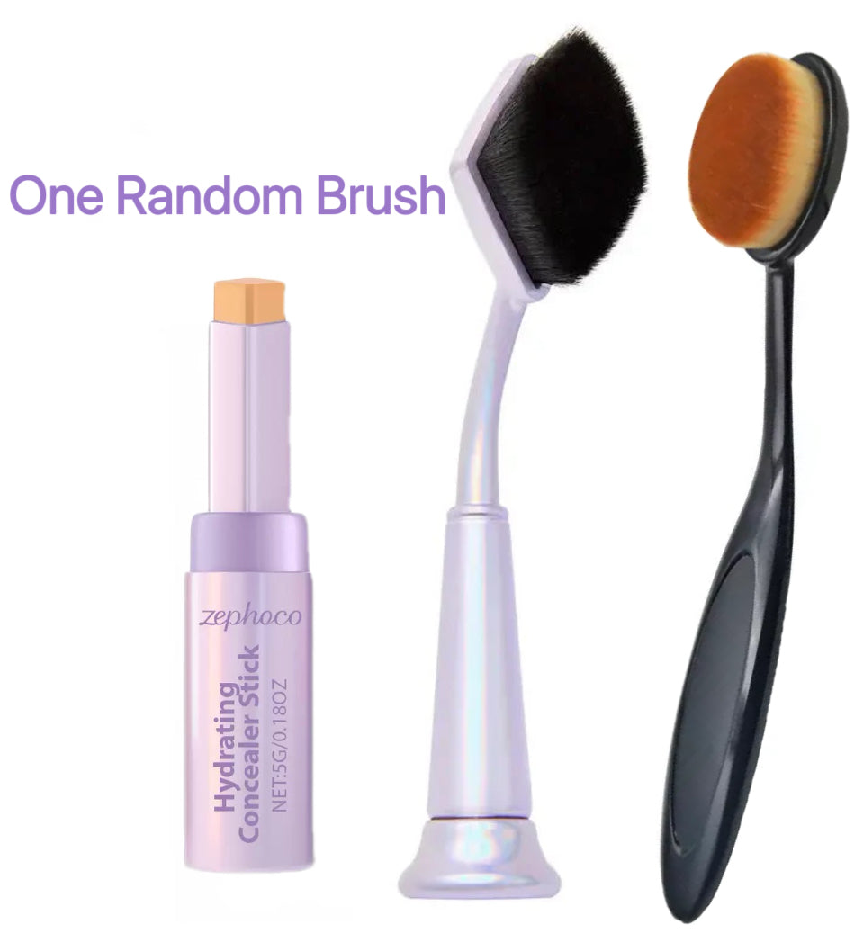 🔥 Special offer& Free Makeup Brushes ⏰ 💥 tate Big Stick Energy duo – shape tape concealer stick & brush 🔥-XDX