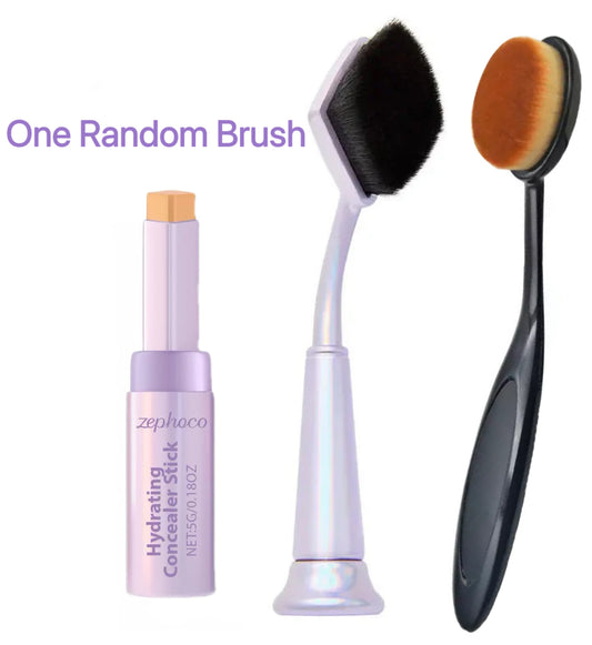 🔥 Special offer& Free Makeup Brushes ⏰ 💥 tate Big Stick Energy duo – shape tape concealer stick & brush 🔥-XDX