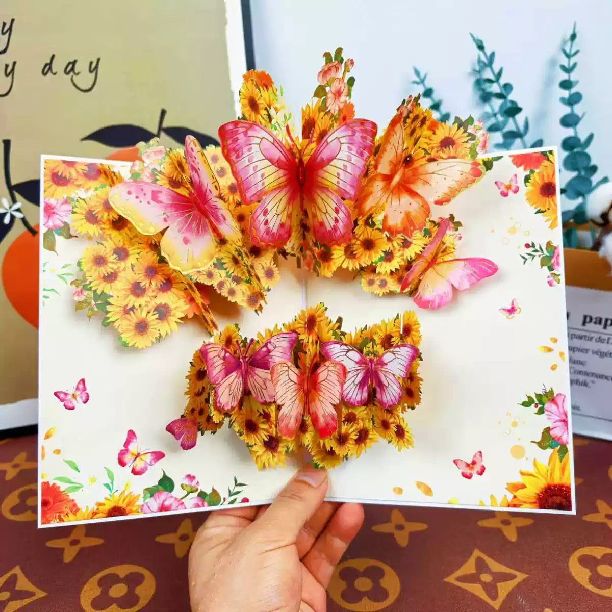 🏆85K+ SOLD! 🌼💌 Forever-Blooming 3D Flower Pop-Up Card– Personalized Love Message & Everlasting Bloom 🎁-XDX