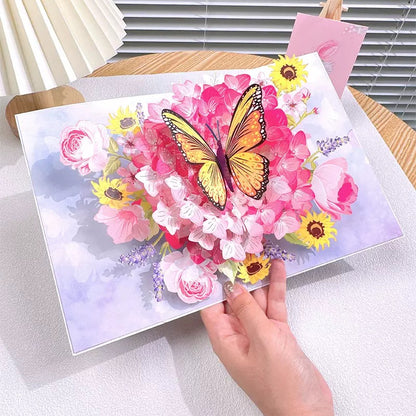 🏆85K+ SOLD! 🌼💌 Forever-Blooming 3D Flower Pop-Up Card– Personalized Love Message & Everlasting Bloom 🎁-XDX