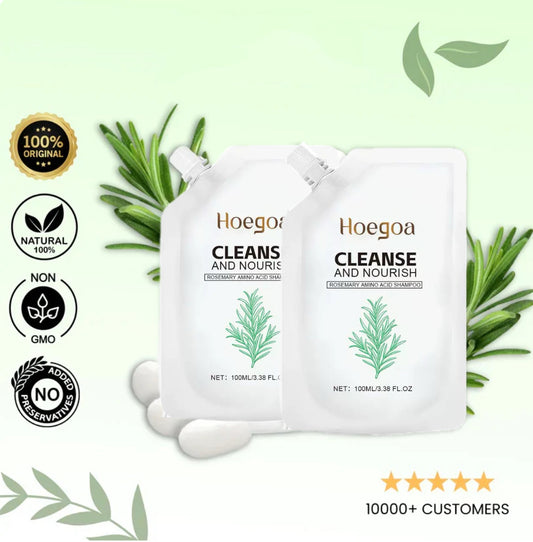 Hoegao Rosemary Amino Acid Shampoo -Anti-Hair Fall Shampoo - Say Goodbye to Hair Loss, Embrace Thick, Healthy Locks!-XDX-FB