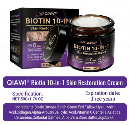 🔥LAST DAY 50% OFF - QIAWI® Biotin 10-in-1 Skin Restoration Cream-XDX