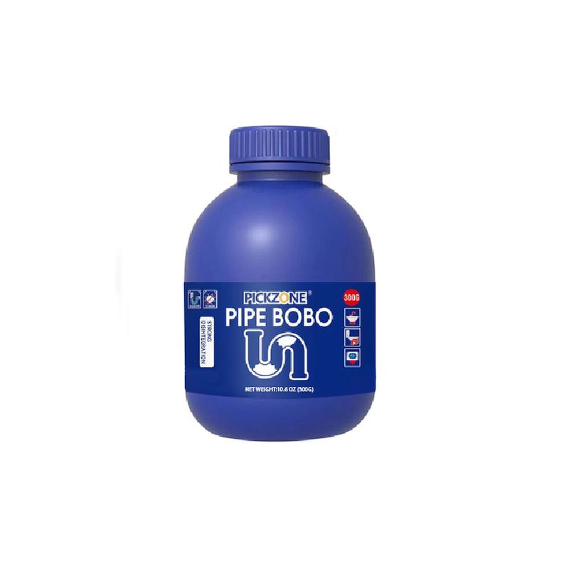 PICKZONE PIPE BOBO -Drain Unclogger Powerful Pipeline Dredging for Kitchen Sinks Shower Drains Tubs Dissolves 200+ Blockages Kills 99% Bacteria Safe for All Pipes Quick Dredging Formula Household Cleaner Bathroom Cleaning Tool-XDX