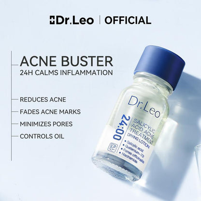 Dr.Leo 24H Acne Treatment Drying Lotion | Salicylic Acid + Sulfur + Niacinamide | Viral Product | Inflammation Relief, Post-Blemish Care & Oil Control | Free Shipping —XDX
