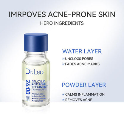 Dr.Leo 24H Acne Treatment Drying Lotion | Salicylic Acid + Sulfur + Niacinamide | Viral Product | Inflammation Relief, Post-Blemish Care & Oil Control | Free Shipping —XDX