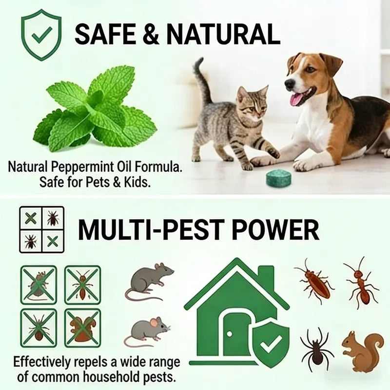 Popular Natural Rodent Repellent Balls! Infused with peppermint and lemon oil, these balls effectively deter squirrels, rats, spiders, and other pests. Safe, long - lasting, and easy - to - use for both indoor and outdoor-XDX