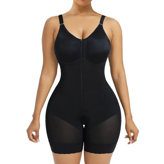Women’s YIANNA Fajas Colombianas shapewear Tummy Control Butt Lifter Shaper with Zipper Crotch detachable shoulder strap SpringStatements-XDX