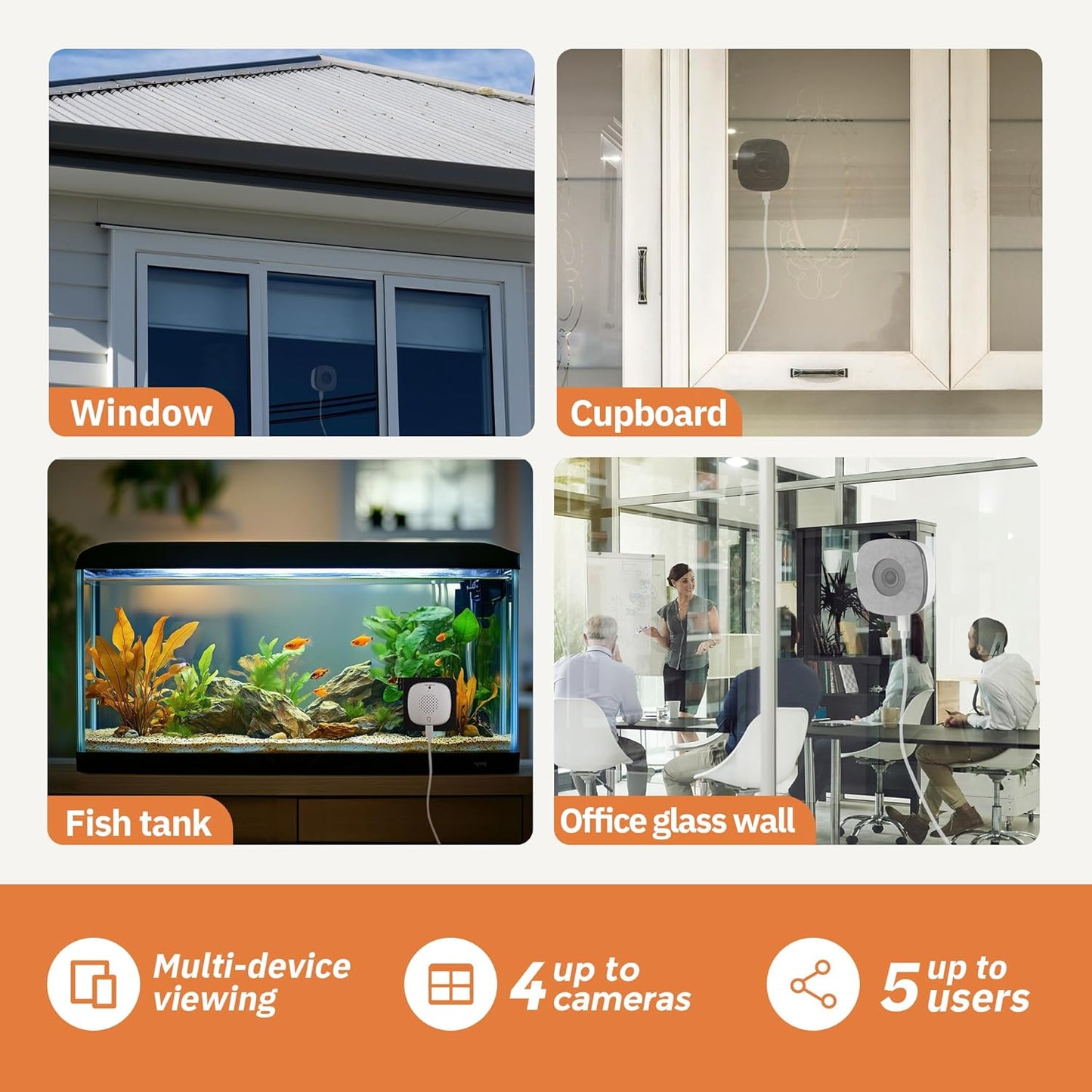 3MP 2K Window Camera,2.4GHz & 5GHz WiFi Indoor Cameras-XDX