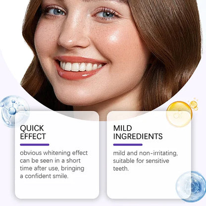 Buy One Get One Free-V34 Whitening Strips, Teeth Whitening Strips, Purple Tooth Whitening, Tooth Stain Treatment, Combining Whitening and Colour Correction-HHW