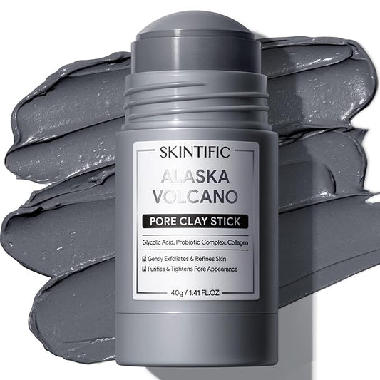 🌋 Alaska Volcano Clay Stick ✨ Deep Clean & Refresh Your Skin