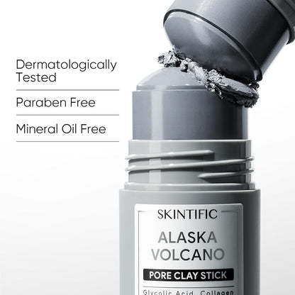 🌋 Alaska Volcano Clay Stick ✨ Deep Clean & Refresh Your Skin