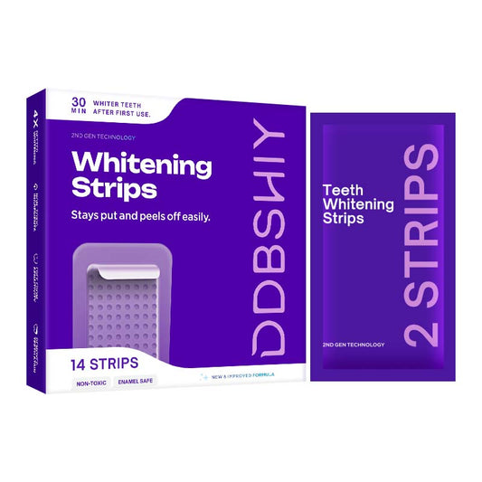 Purple Teeth Whitening Strips | Fast, Gentle & Peroxide-Free Whitening-XDX