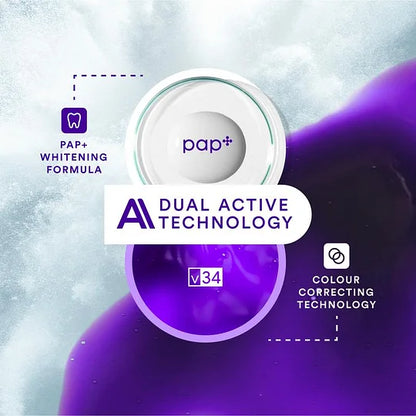 Buy One Get One Free-V34 Whitening Strips, Teeth Whitening Strips, Purple Tooth Whitening, Tooth Stain Treatment, Combining Whitening and Colour Correction-HHW
