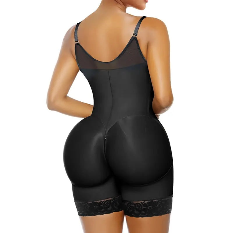 Women’s YIANNA Fajas Colombianas shapewear Tummy Control Butt Lifter Shaper with Zipper Crotch detachable shoulder strap SpringStatements-XDX