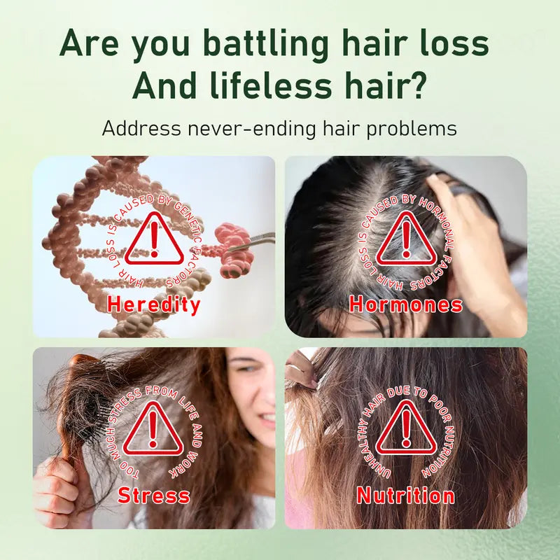 FUNZOO Hair Growth Serum Roll-On with Batana Oil & Rosemary for Scalp Care - Nourishing & Hair Regrowth Formula - 20ml