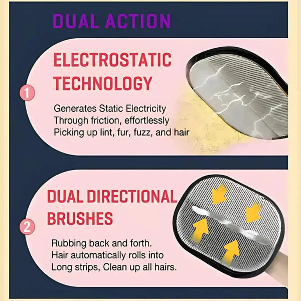 ✨Last Day 50% OFF - Pet hair remover Electrostatic gloves-XDX-FB