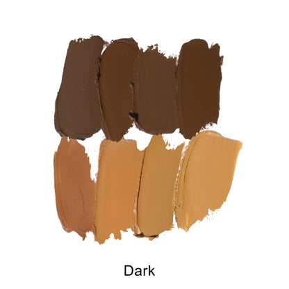 Evanesce Soft Matte Cream Concealer 8-Shade Fade Palette-XDX