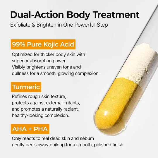 Peel Shot Keratin Care Kojic Acid Turmeric Spray 200ml Pore Clearing Exfoliating Formula-XDX