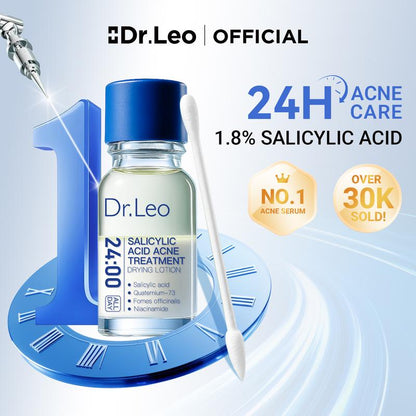 Dr.Leo 24H Acne Treatment Drying Lotion | Salicylic Acid + Sulfur + Niacinamide | Viral Product | Inflammation Relief, Post-Blemish Care & Oil Control | Free Shipping —XDX