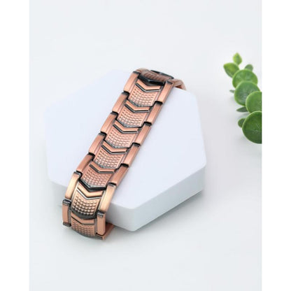 Jecanori Copper Bracelet for Men - Premium Fold-Over Clasp Outdoorfun