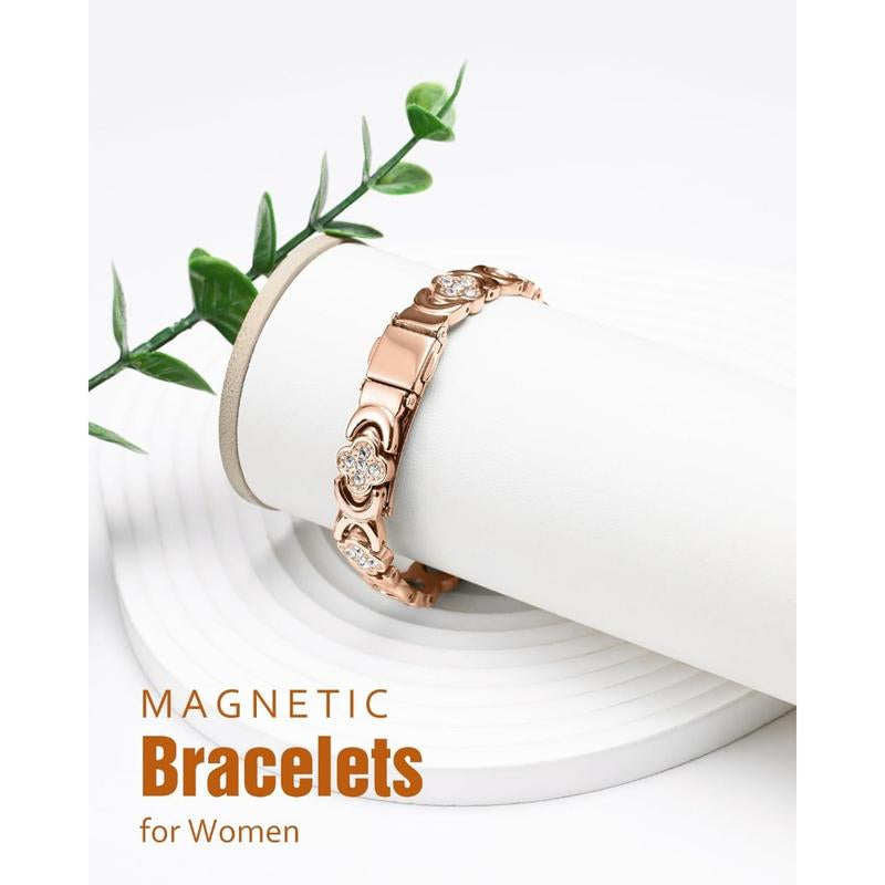 Jecanori Copper Bracelets for Women , Pure Copper Magnetic Bracelet with 3500 Gauss Effective Magnets Outdoorfun