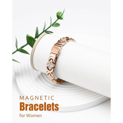 Jecanori Copper Bracelets for Women , Pure Copper Magnetic Bracelet with 3500 Gauss Effective Magnets Outdoorfun