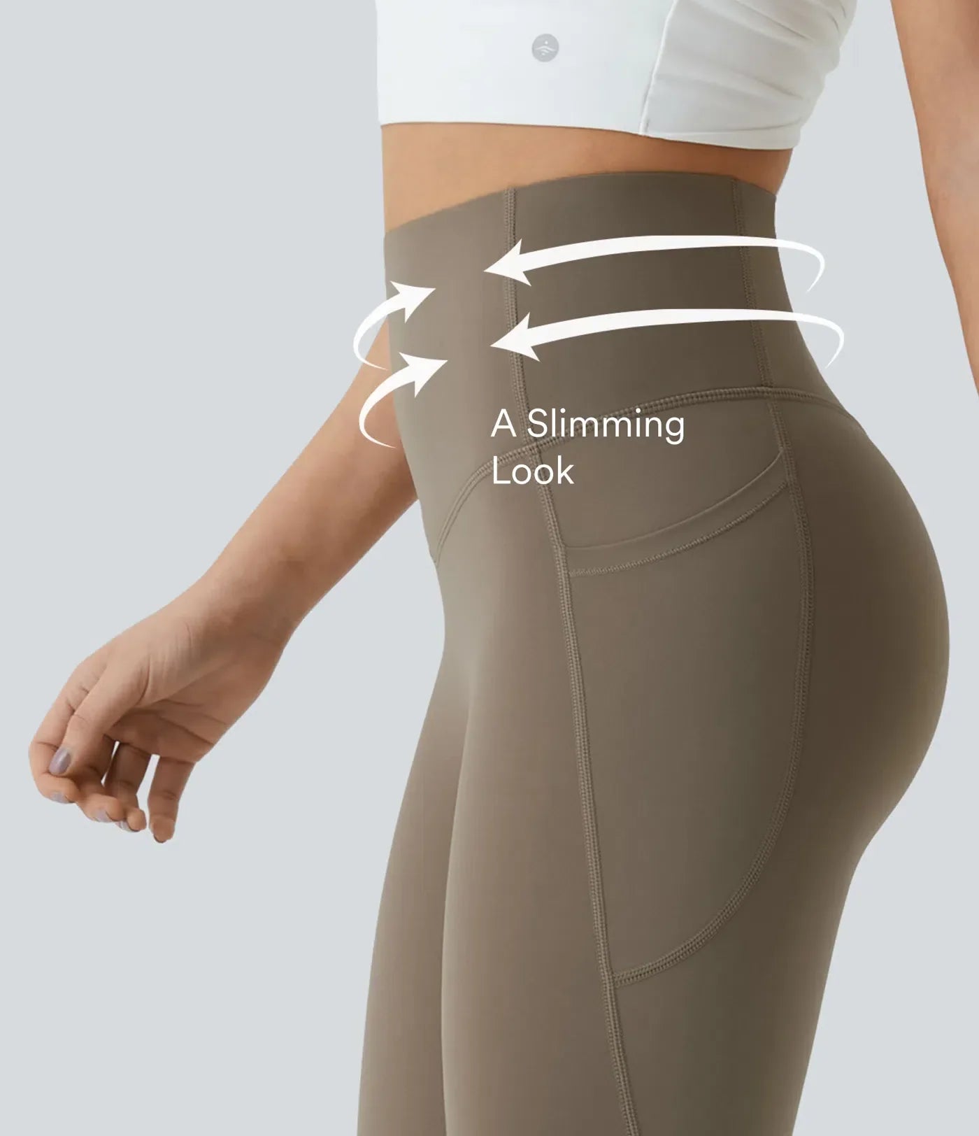 Alisanda®  High Waisted Tummy Control Pocket Shaping Training Leggings-XDX