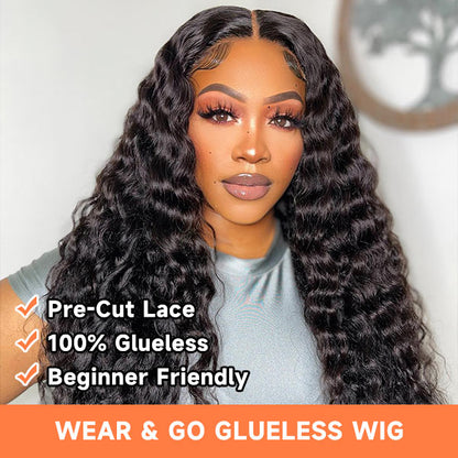 ISEE HAIR Human Hair Crochet Extensions Miracle Knots Pre-Separated 50g/Pack – Knotless Boho Braids, 4 Packs for Full Head, Multiple Curly & Wave Textures-XDX