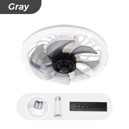 📢📢 50 % RABATT!! 🥳 KOSTENLOSER VERSAND 💞💨 2-in-1-Lautloser, verstellbarer Ventilator mit Fernbedienung und Licht fürs Schlafzimmer